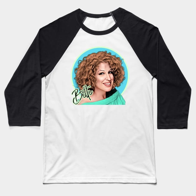 Bette Midler Baseball T-Shirt by Zbornak Designs